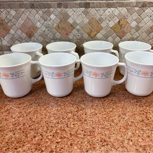 Set of 8 Corelle "Apricot Grove" Cups